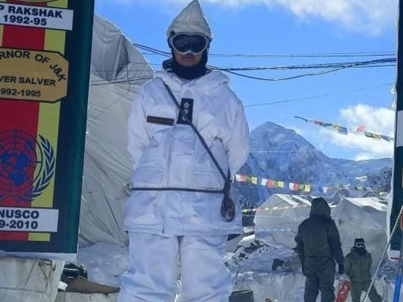 In a very first, woman Army officer deployed in Siachen