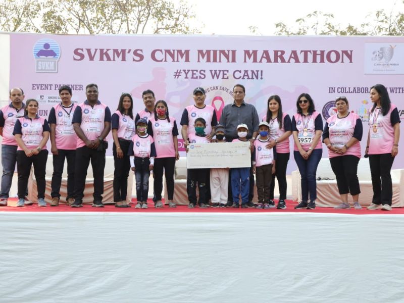 SVKM's CNM school organizes marathon, raises Rs 6 lakh to support cancer patients