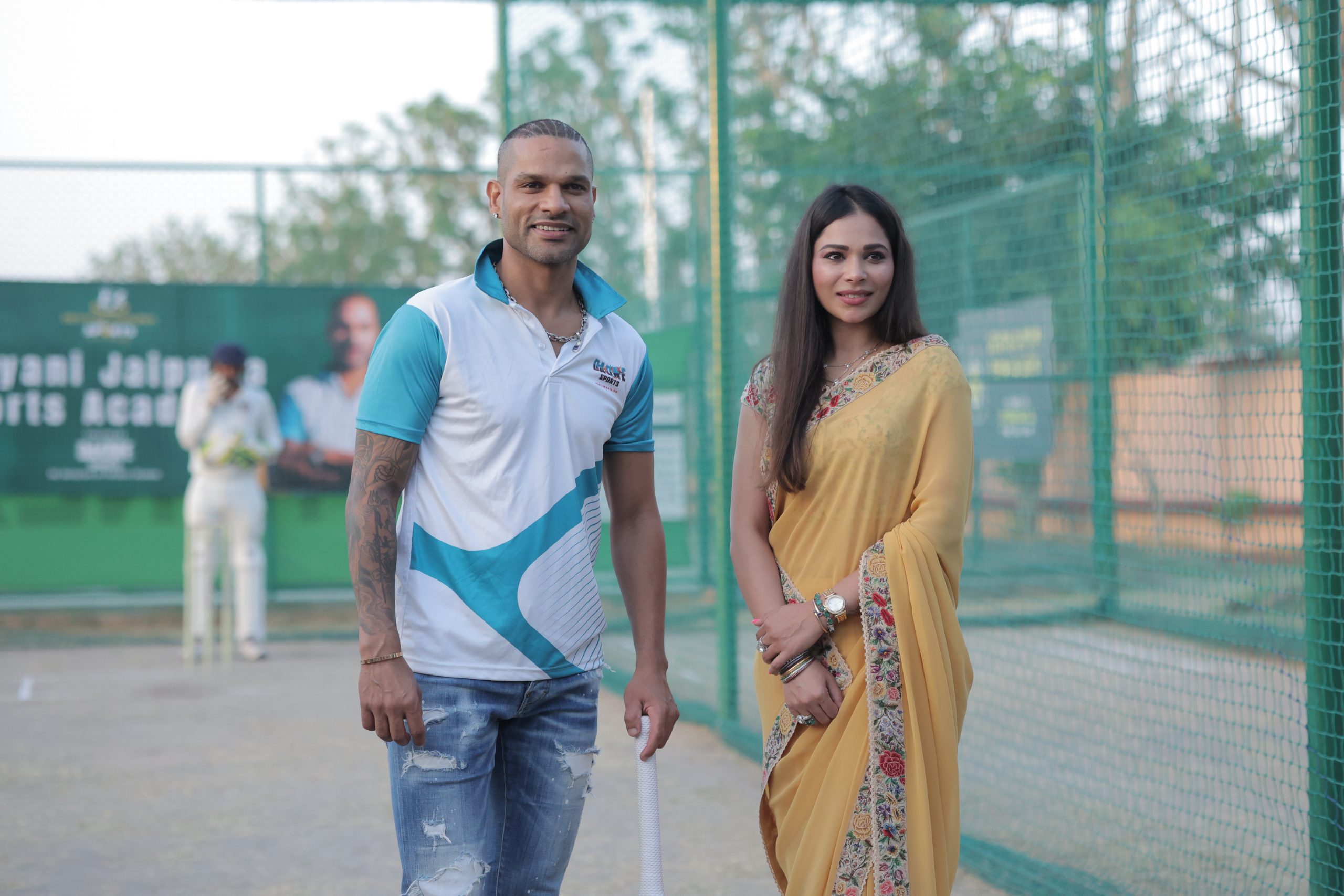 Shikhar Dhawan and Devyani Jaipuria 