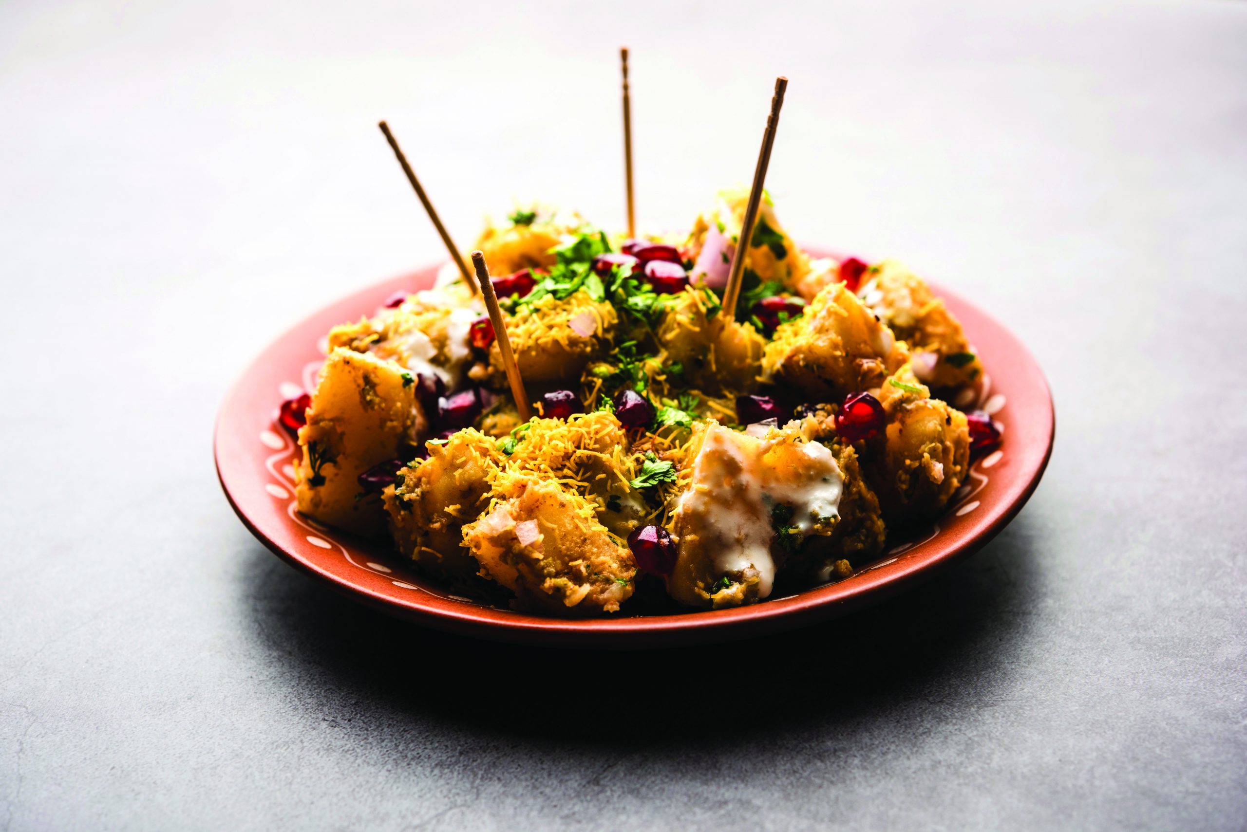 Aloo,Chaat,Or,Alu,Chat,Is,A,Popular,Street,Food