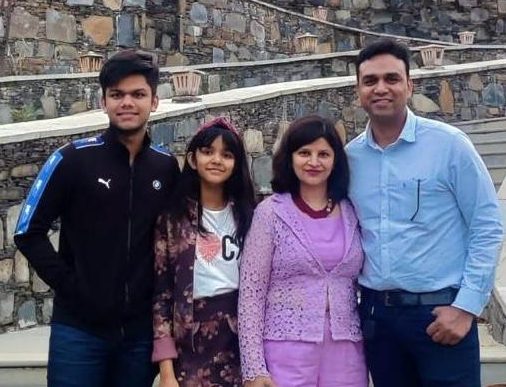 Dr Monika Singla (family pic)