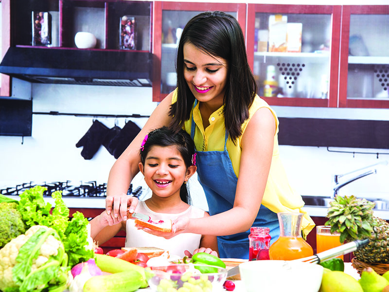 Nutritious vegetarian diet for children