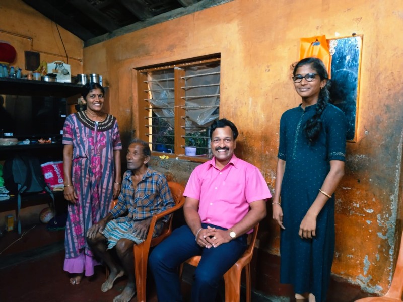 Home visits by school headmasters in Udupi
