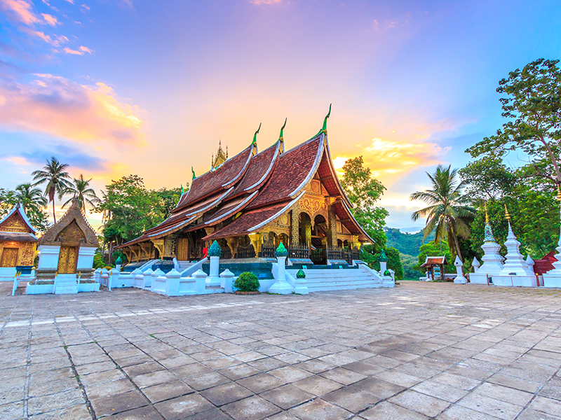 Wat,Xieng,Thong,(golden,City,Temple),In,Luang,Prabang,,Laos.