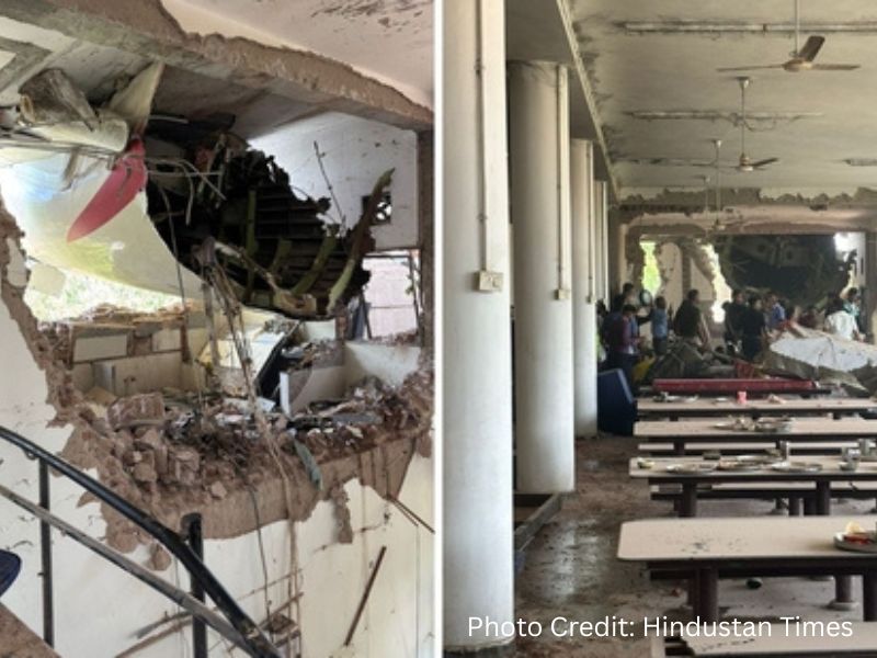 Air India crash: five MBBS students among dead in hostel building