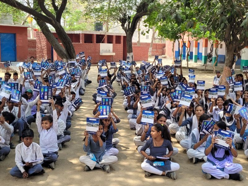 Dr. O.P. Bhalla Foundation recycles 55,000 kg of paper into notebooks for govt school students