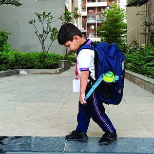 Back,To,School.,Student,In,Uniform,Started,Going,To,School