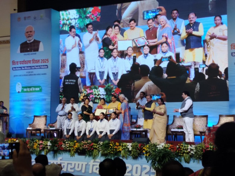 SKV receives Madhya Pradesh Environment Award 2025