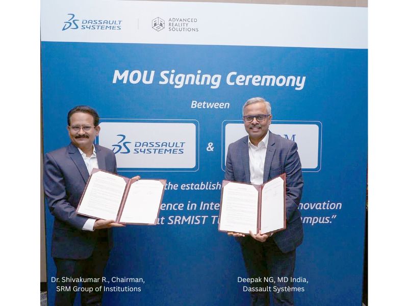 SRMIST Trichy partners with Dassault Systèmes